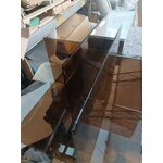 Design glass coffee table (anouk) with flaws