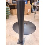 Black Round Dining Table (Menorca) d=120