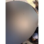 Black Round Dining Table (Menorca) d=120