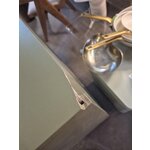 Olive Green Solid Wood Cabinet Spacious (Hkliving)