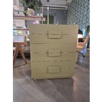 Olive Green Solid Wood Cabinet Spacious (Hkliving)