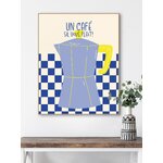 Seinapilt Un Cafe (Orange Wallz) 40x50