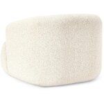 Light beige bouclé armchair (sofia) with cosmetic flaws