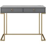 Grey-gold console table camila (notio living)