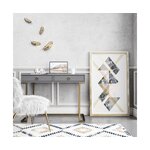 Grey-gold console table camila (notio living)