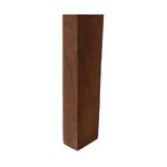 Dark brown round solid wood coffee table xavier (ixia)