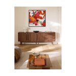 Mango wood cabinet (paul) with cosmetic flaws