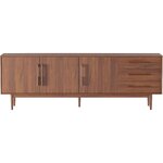 Mango wood cabinet (paul) with cosmetic flaws