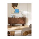 Wooden chest of drawers with marble top (zumi) with cosmetic flaws.