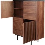Brown design cabinet nuance (zago) with a cosmetic flaw
