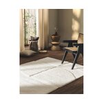 Cream high patterned carpet (jade) 80x150 with a flaw