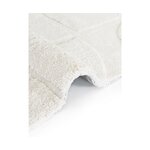 Cream high patterned carpet (jade) 80x150 with a flaw