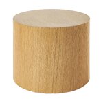 Brown coffee table set of 2 (dan) with a cosmetic flaw