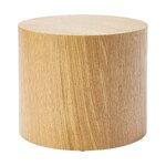 Brown coffee table set of 2 (dan) with a cosmetic flaw