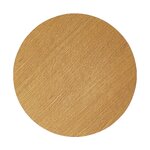 Brown coffee table set of 2 (dan) with a cosmetic flaw
