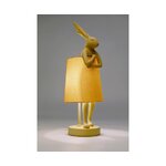 Table lamp rabbit (rough design) with cosmetic flaws.