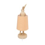 Table lamp rabbit (rough design) with cosmetic flaws.