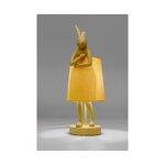 Table lamp rabbit (rough design) with cosmetic flaws.