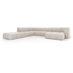 Light beige large corner sofa francesca (besolux)