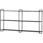 Black wall shelf lyon (venture design)