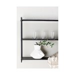 Black wall shelf lyon (venture design)