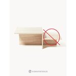 Travertīna kafijas galdiņš Distinct (Ferm Living)