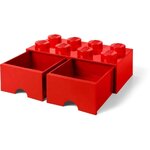 Punane mänguasjade kast brick eight (room copenhagen)