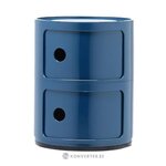 Sinine disain öökapp componibili (kartell) iluveaga.