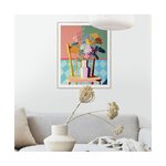 Seinapilt (multi flower chair) 40x50