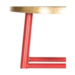 Punane-Kuldne Metallist Baaripukk Emery (Safavieh) h=76cm