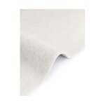 White microfiber rug (rubbie) 120x180 with cosmetic flaws.