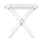 Coffee table (plié) with cosmetic flaws.