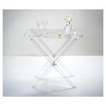 Coffee table (plié) with cosmetic flaws.