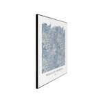 Wall painting (japan flowers blue) 40x50
