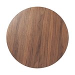 Round wooden coffee table (dan) with cosmetic flaws