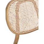 Light brown solid wood chair adolis (bizzotto) with a cosmetic flaw