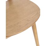 Light brown solid wood chair adolis (bizzotto) with a cosmetic flaw