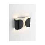 Foglio (flos) sienas lampa ar skaistuma trūkumiem.