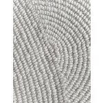 Grey round wool rug (eleni)d=250