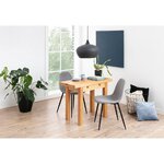 Grey-black chair wilma (actona) with beauty flaws
