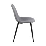 Grey-black chair wilma (actona) with beauty flaws
