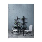 Grey-black chair wilma (actona) with beauty flaws