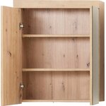 Kõrgläikega Pruun Vannitoa Komplekt (3tk) (Amanda)