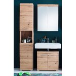 Kõrgläikega Pruun Vannitoa Komplekt (3tk) (Amanda)