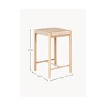 Wooden bar stool abano (house nordic) h=67 with cosmetic flaws.