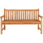 Brown solid wood garden bench cabo (house nordic)