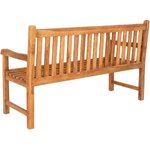 Brown solid wood garden bench cabo (house nordic)