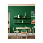 Green wall shelf pythagoras (maze interior) with flaws