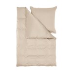 Beige cotton bedding set (premium), intact, in box