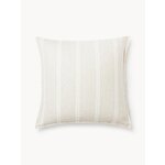 White patterned cotton pillowcase (belinda)80x80